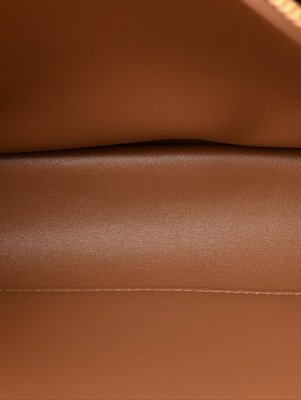 New Celine Supple Calfskin Medium Nino Bronze Authenticated BROWN Tan MSRP $3950 - Picture 11 of 16
